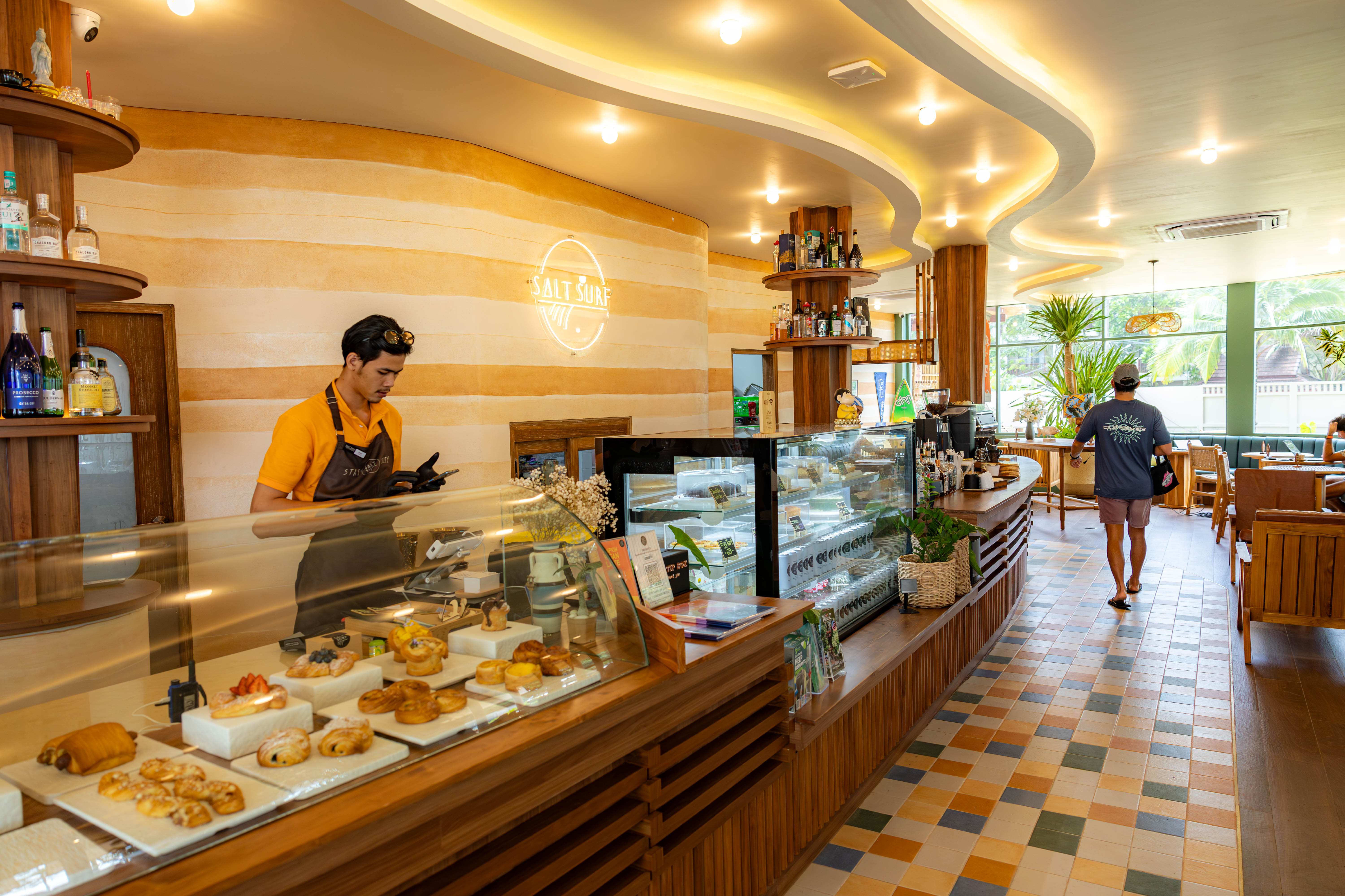 The pastry counter